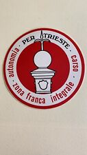 Sticker adesivo trieste usato  Trieste