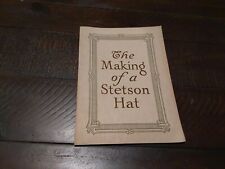 Making stetson hat for sale  Schwenksville