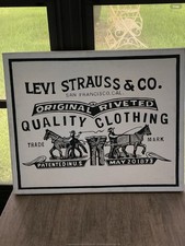 Levi strauss sign for sale  Port Saint Lucie
