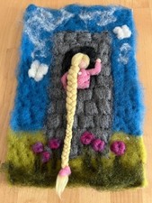Waldorf filzbild rapunzel gebraucht kaufen  Stuttgart