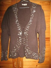 Gilet marron glacé d'occasion  Châtillon