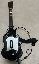 Playstation 2 PS2 PSLGH Guitar Hero guitarra com fio preto branco testado funcionando comprar usado  Enviando para Brazil