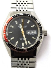 Relógio de pulso masculino vintage Caravelle 666 Devil Diver, década de 1970, relógios vintage comprar usado  Enviando para Brazil