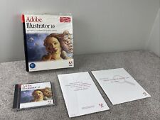 Adobe Illustrator 10 completo para Macintosh na caixa com manuais de disco de instalação serial # comprar usado  Enviando para Brazil