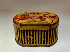LINDOS PERFUMISTAS ERASMIC VINTAGE E FABRICANTES DE SABONETES FINOS CAIXA DE LATA VAZIA INGLATERRA. comprar usado  Enviando para Brazil