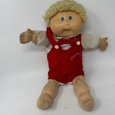 Boneca Cabbage Patch Kids cabelo loiro olhos azuis chupeta boca 1983 vintage comprar usado  Enviando para Brazil