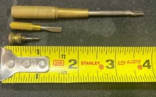 Vintage brass screwdriver for sale  Omaha