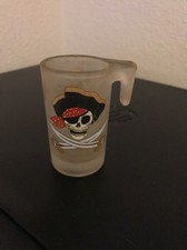 Mini caneca Pirate Skull and Bones Shot Glass 2 3/4 polegadas de altura Q-116A comprar usado  Enviando para Brazil