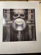 Usado, Litografia Emerson Lake and Palmer HR Giger cirurgia de salada cerebral certificado de autenticidade edição de 9800 comprar usado  Enviando para Brazil