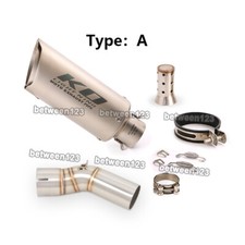 Tubo de aço inoxidável silenciador de escape motor Kawasaki Ninja ZX10R 2011-2024 comprar usado  Enviando para Brazil