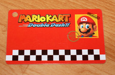 2003 Nintendo Mario Kart Double Dash!! Cartão plástico promocional vintage licença Mario, usado comprar usado  Enviando para Brazil
