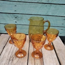 Handblown amber glass for sale  WILLENHALL