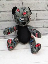 Upcycled jointed teddy for sale  SWANSEA
