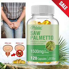 Saw Palmetto 1500mg - Suplemento de próstata, saúde do trato urinário, reduzir frequência comprar usado  Enviando para Brazil