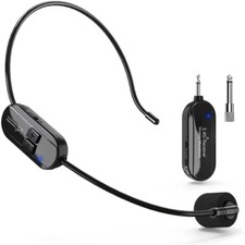 Fone de ouvido profissional sem fio microfone transmissor microfone para voz PA comprar usado  Enviando para Brazil