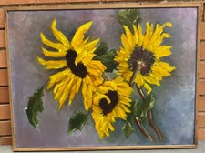 Vintage 80s sunflowers for sale  Belleville
