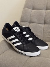 RARO Vintage Adidas Goodyear OS Preto-Branco Tamanho EUA-12.5 comprar usado  Enviando para Brazil