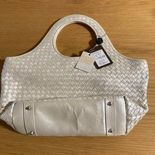 Bolsa tote de tecido IL BIANCO bolsa de mão branca NOVA, usado comprar usado Bolsa tote de tecido IL BIANCO bolsa de mão branca NOVA, usado comprar usado  Enviando para Brazil