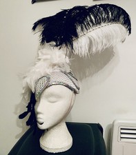 Black white rhinestoned for sale  WOKING