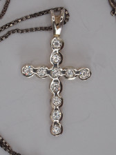 Zirkon kreuz 925er gebraucht kaufen  Aschaffenburg