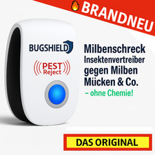 BugShield™ Milbenschreck Insektenvertreiber gegen Milben Mücken & Co. chemielos!, usado comprar usado  Enviando para Brazil