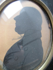 Antique 19thc silhouette for sale  LEIGHTON BUZZARD