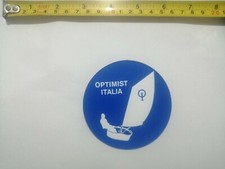 Adesivo sticker optimist usato Adesivo sticker optimist usato  Loano