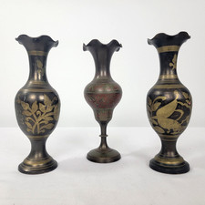 Lot brass vases for sale  Paducah
