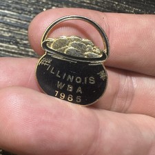 Colete jaqueta Illinois WBA boliche de ouro lapela broche emblema chapéu K562 comprar usado  Enviando para Brazil