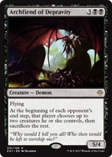 Archfiend depravity archenemy for sale  CANTERBURY