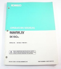 Kobelco mark sk150lc for sale  Clayton