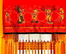 Asian embroidered window for sale  Clarkston