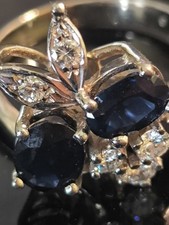 Briillant saphir ring gebraucht kaufen  Bad Kreuznach
