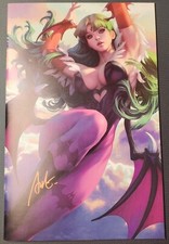 Artgerm Darkstalkers: Morrigan #1 assinado com certificado de autenticidade comprar usado  Enviando para Brazil