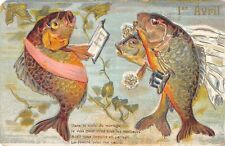 Postcard fantasy fish d'occasion  Expédié en Belgium
