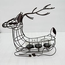 Reindeer wire tealight for sale  West Fargo