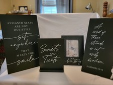 Wedding table signs for sale  Goose Creek