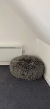 Faux fur beanbag for sale  MATLOCK