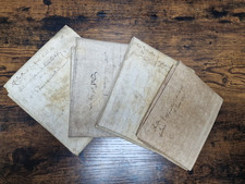 Vellum indentures gloucester for sale  DYFFRYN ARDUDWY