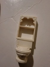 Fisher Price Precious Places peça de reposição casa de bonecas vintage anos 80 vaso sanitário, usado comprar usado  Enviando para Brazil