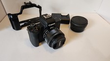 Câmera Sem Espelho Canon EOS M50 24.1MP - Preta (Kit com Lente 15-45mm STM) comprar usado  Enviando para Brazil