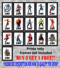 Personalised marvel avengers for sale  NOTTINGHAM
