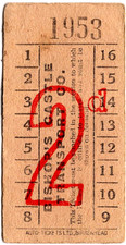 Bus ticket bishop for sale  UK