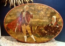 Ancien tableau pyrogravure d'occasion  Beynat