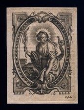 Santino incisione 1600 usato  Ragusa