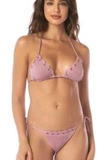 Conjunto de Biquíni Maaji Maverick Carnaval Rosa Metálico Tamanho Médio $147 Novo sem etiquetas comprar usado  Enviando para Brazil