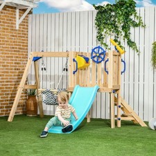 Outsunny wooden swing for sale  Shipping to Ireland
