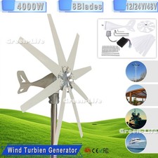 Generatore Eolico, Kit Turbina Eolica wind turbine 12V/24V/48V 4000W 5 pale comprar usado  Enviando para Brazil