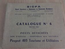 Catalogue brochure piece d'occasion  Vesoul