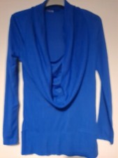 Blue cowl neck for sale  WEST KILBRIDE